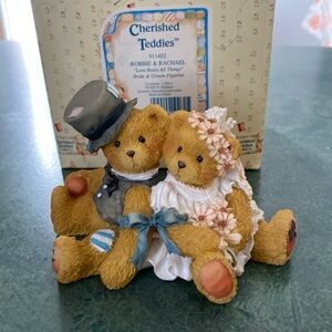 🌹Cherished Teddies Love Bears All Things  bride and Groom